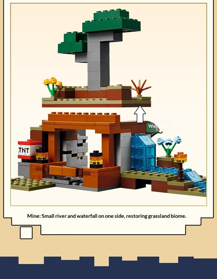 LEGO Blocos de Montar My World Série 21269 A Aventura da Mina do Tatu Blocos de Montar de Quebra-Cabeça para Crianças Brinquedo de Presente