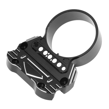 Suporte de Instrumentos de Alumínio CNC Preto para Motocicletas Harley Sportster Iron XL883 Custom Low 1200 48 72