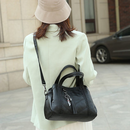 Sac A Main Soft PU Leather Luxury Handbags Women Bags Designer Ladies High Quality Tassel Crossbody Bags Shopper Tote