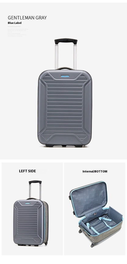 Nova mala de viagem dobrável, design multifuncional de 20 polegadas, para embarque e negócios, com senha