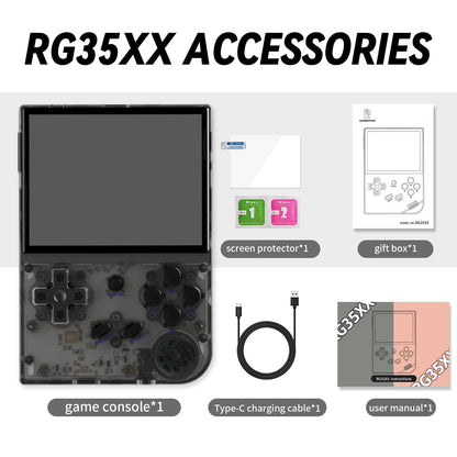 ANBERNIC RG35XX Plus/RG35XX Retro Handheld Game Console 3.5? IPS Screen Linux Portable Video Game Player Support HD-M-I TV Outpu