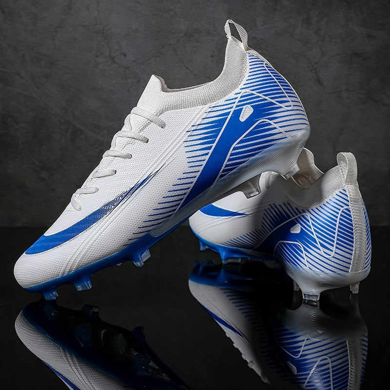 New Men Football Boots FG Training Shoes Soccer Shoes Non-Slip Soccer Cleats Long Spikes Ultralight Outdoor Drop Shipping