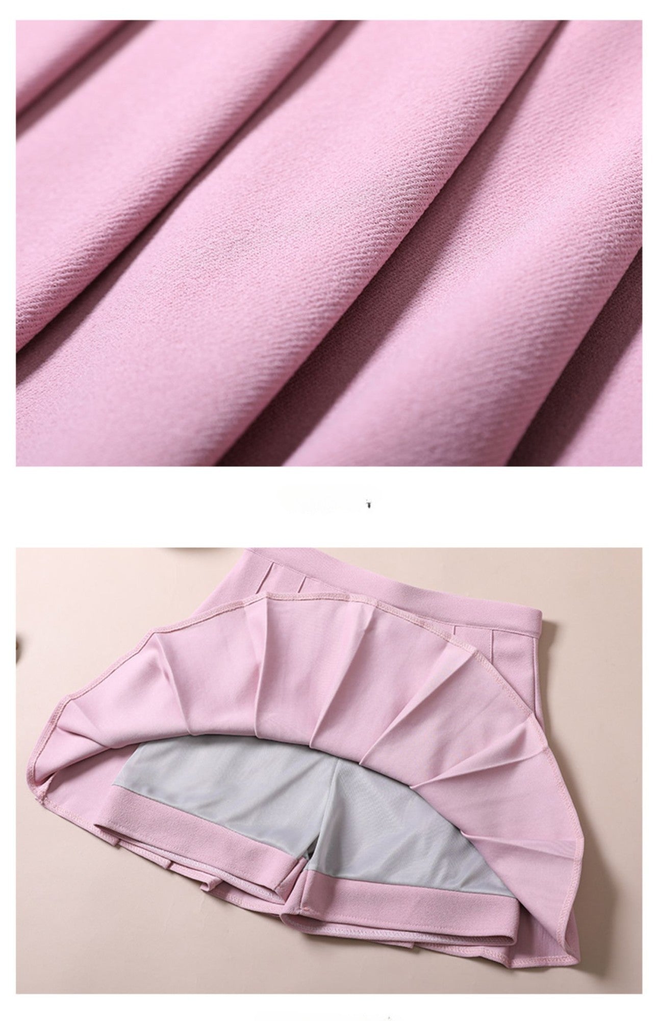 Women's Skirts Japanese Fashion School Clothes Brown Pleated Saias Femininas Girls Red Ropa Para Mujer Mini Skirt With Shorts