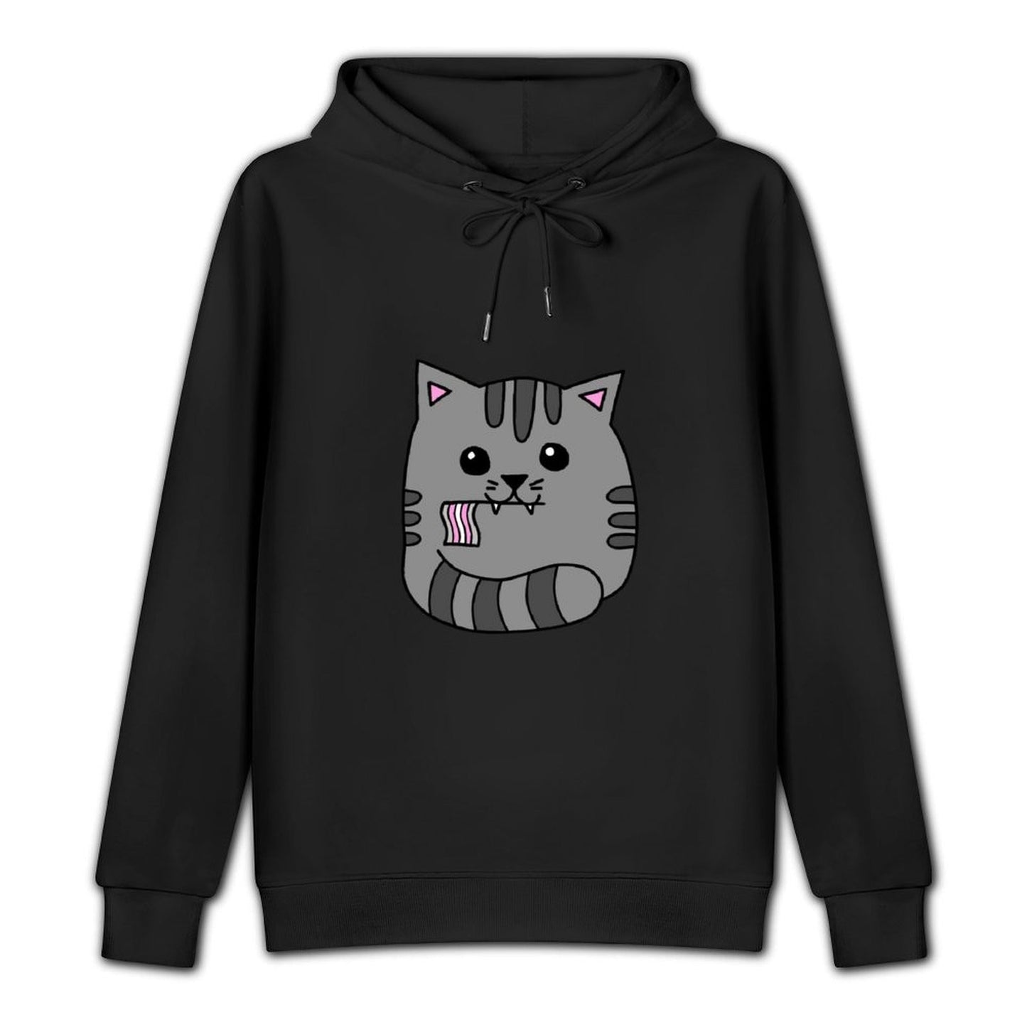 demigirl pride flag cat Hoodie clothes for men mens designer clothes autumn anime clothing mens hoodie