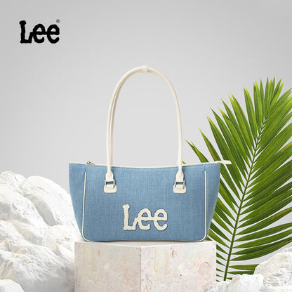 LEE Women Crossbody Shoulder Bag Double-strand Arched Handle Design Daily Travel Shopping Bag Stylish College Student Tote Bag