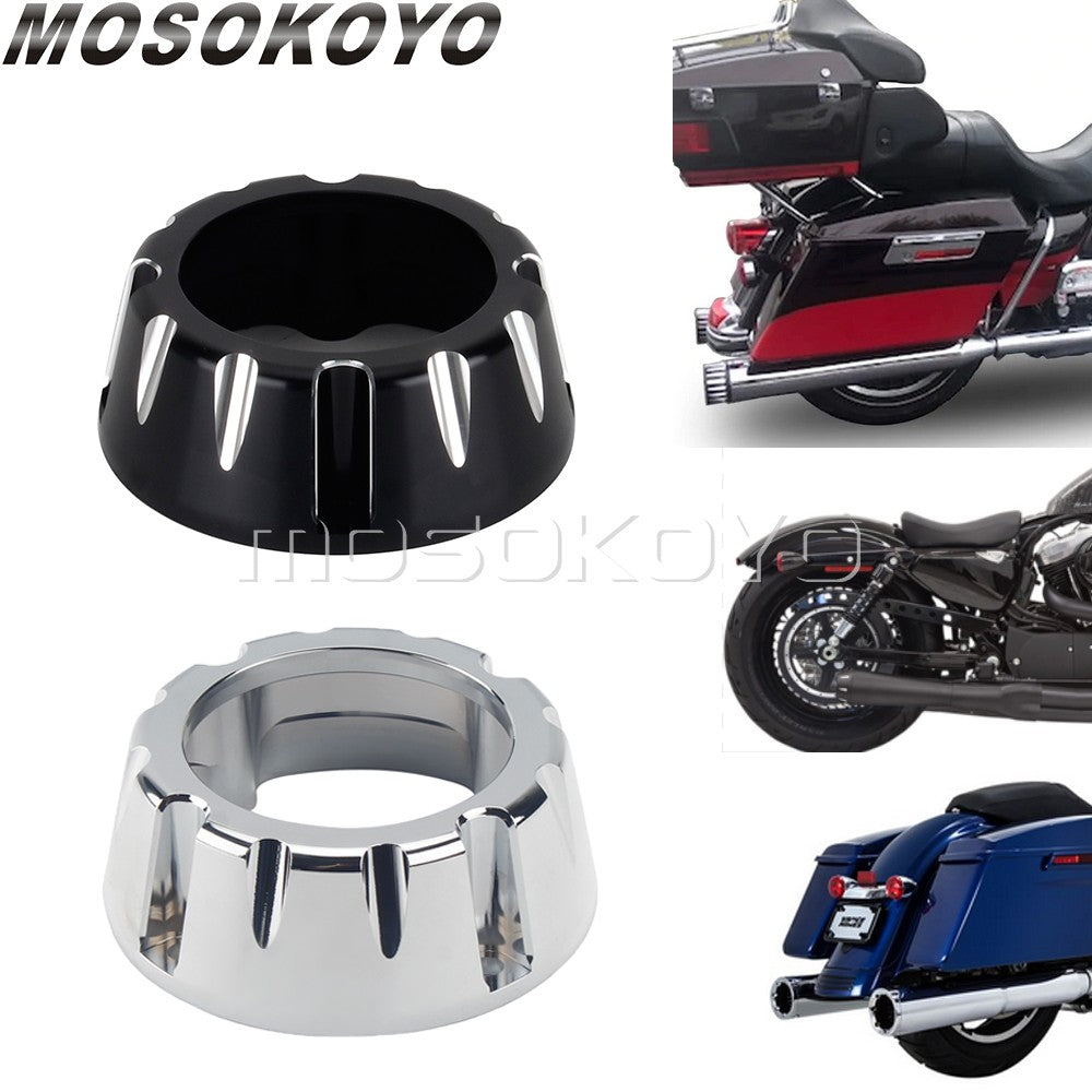 Exhaust Tips Muffler Pipe Plug Cover For Two Brother Harley Dyna Super Glide FXD Low Rider FXDL Street Bob FXDB FXDBB Softail