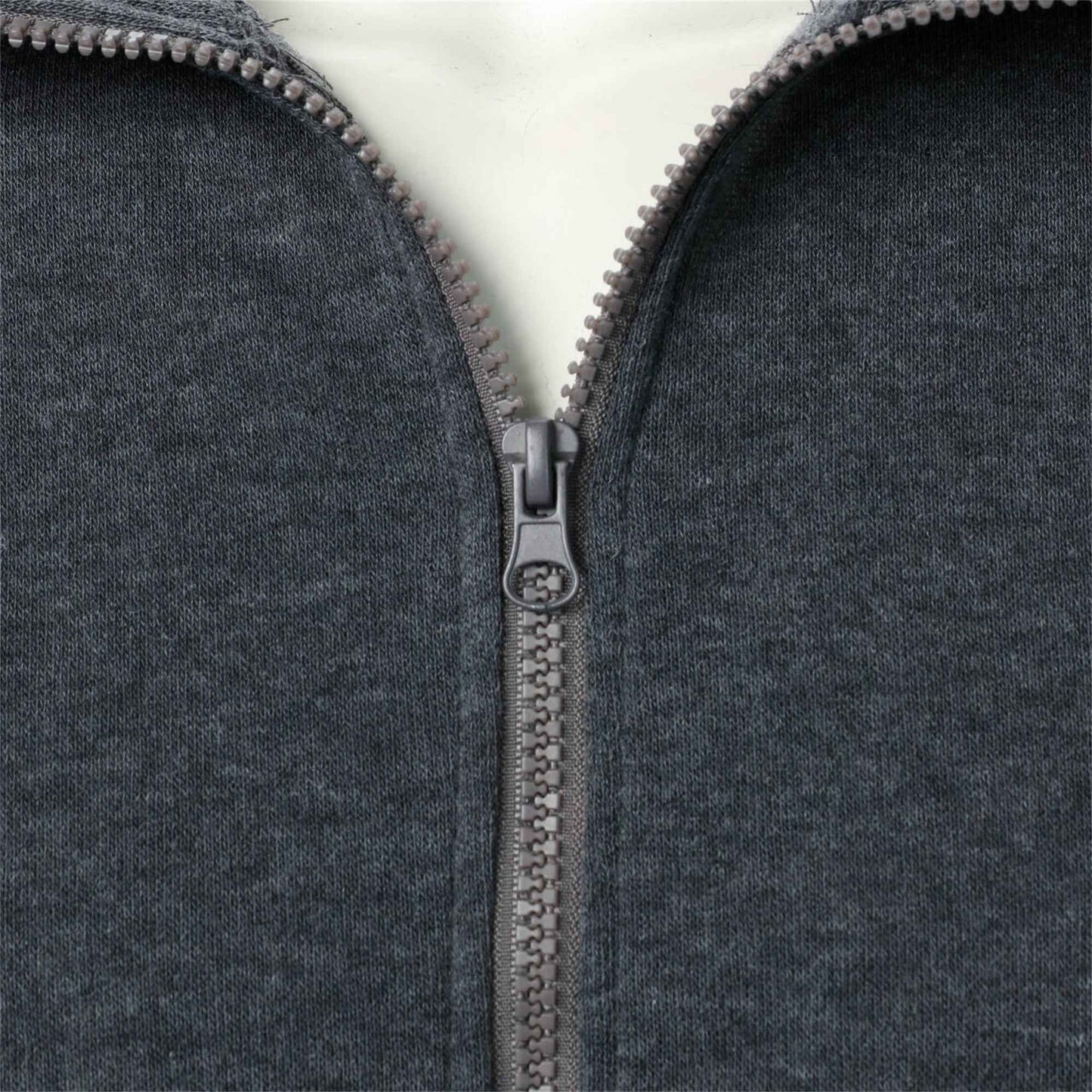 Men's casual sports zipper stand collar hoodie coat men's solid color cardigan