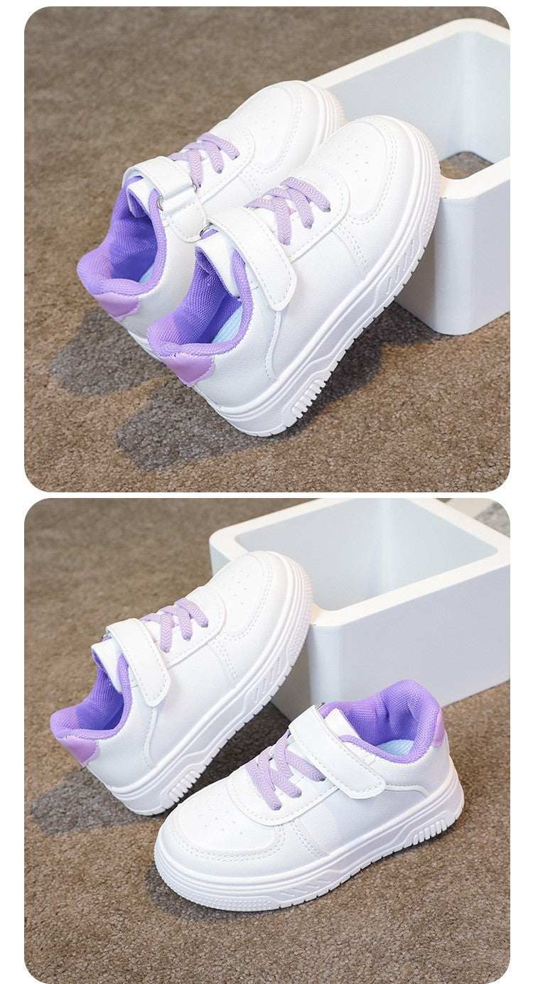 2025 Girl shoe spring Autumn Boy White Shoe Casual Running kid Shoe Anti Slip Soft Sole Sneaker kid tenis Hot selling item