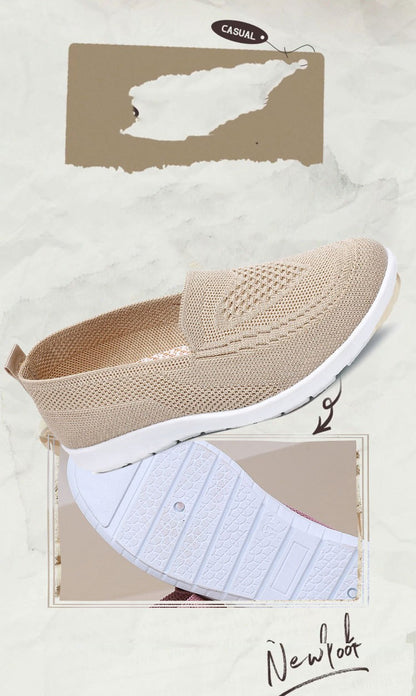 Asgard Women's Casual Flats Shoes Outdoor Lightweight Walking Shoes Summer Comfortable Breathable Mesh Shoes New Hollowing Shoes