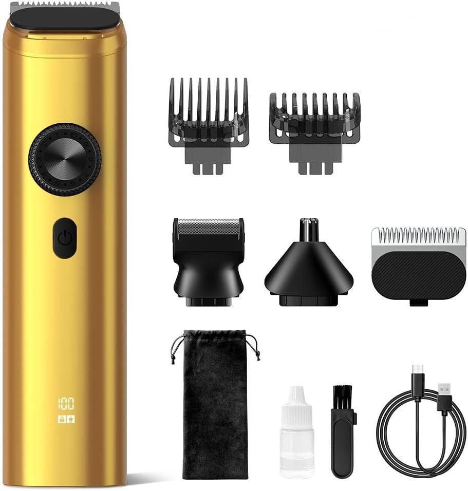 SEJOY Electric Hair Trimmer Kits Cordless Professional Hair Clipper Reachageable Waterproof Nose Hair Trimmer