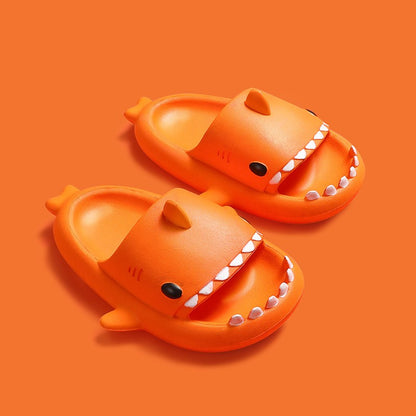 Children Slippers Cartoon Shark Sandals Summer Boys Girls Baby Kids Shoes Soft Sole Anti-Slip