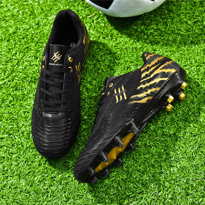 Unisex Youth Soccer Cleats Lightweight FG Football Shoes for Match Training Enhanced Grip Durable Comfortable