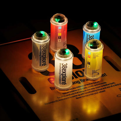 NEW Transparent 38 Explore USB Rechargeable Flashlight Mini LED Camping Lantern with Magnetic Base 3000mAh Battery Outdoor Light