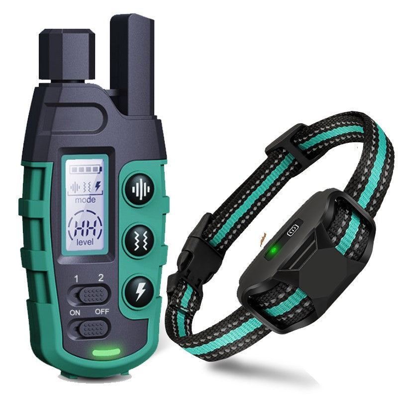Coleira de Treinamento Elétrica para Cães 3300 Pés Controle Remoto à Prova D'água para Animais de Estimação de 5-120 lbs com Choque e Vibração