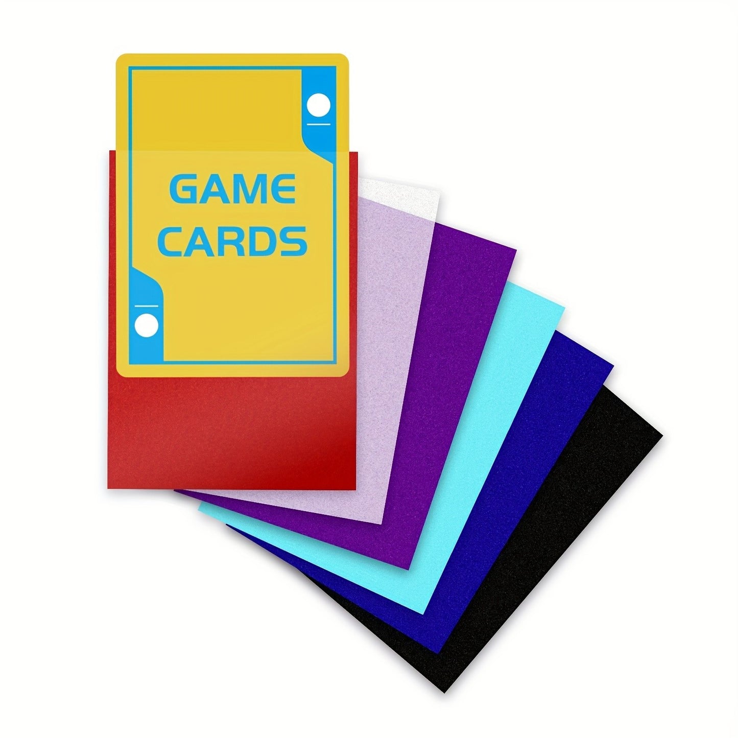 100 Unidades de Protetores de Cartas, Protetores de Cartas Foscos para Cards de Tamanho Padrão, Compatível com Magic Yugioh e Cards TCG 6691