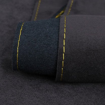 DIY Suede Car Steering Wheel Cover 15 inch Auto Steering Wheel Wrap With Needle Thread Four Season Universal Car Accessories