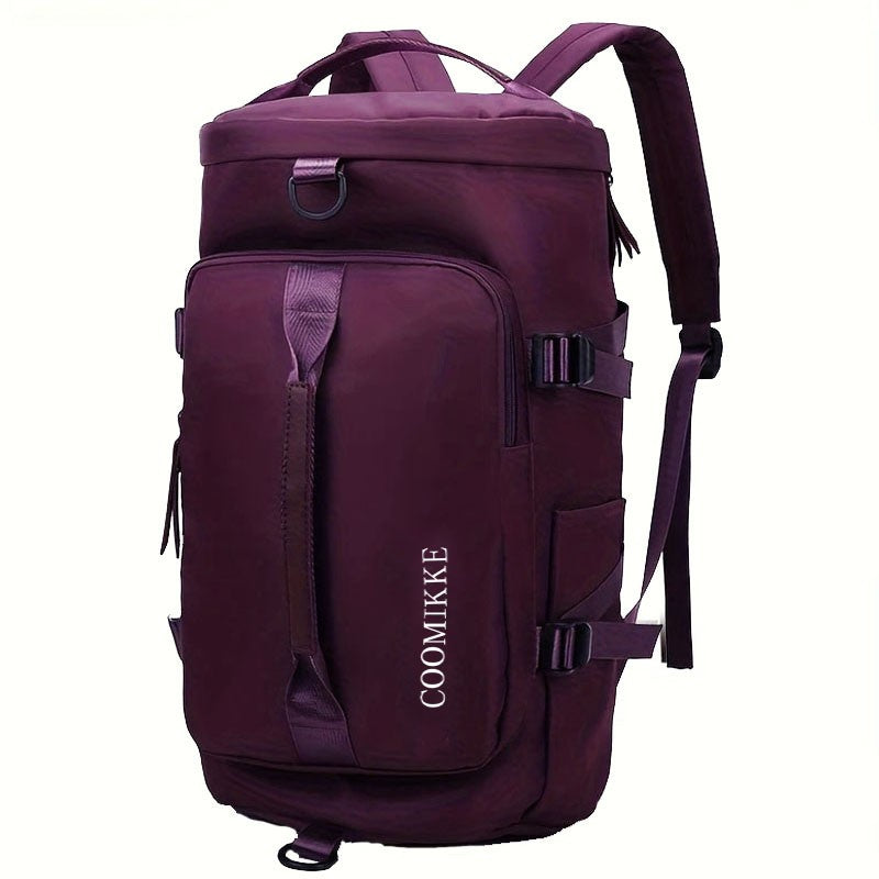 Mochila de estilo neutro para homens e mulheres, adequada para viagens e turismo, feita de material de nylon, é uma mochila de caminhada.