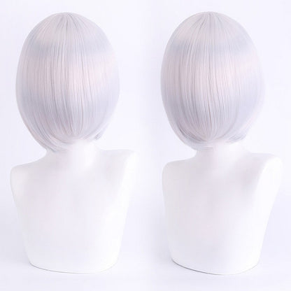 cosplay wig, face-controlling, short hair, thickened version, face-controlling style, colorful Synthetic fiber wig