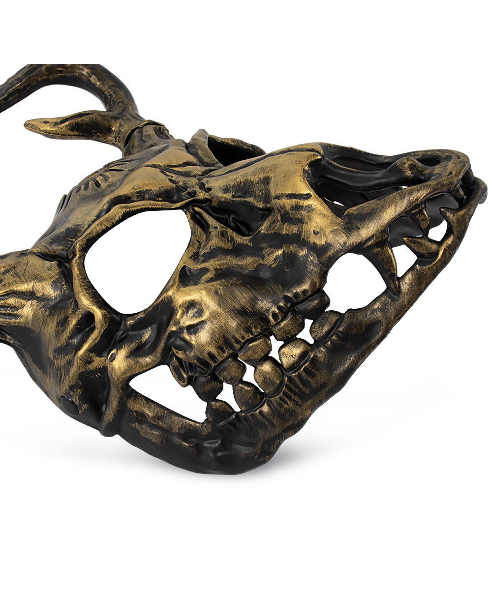 Demon Wendigo Elk Mask Cosplay Gothic Headpiece Animal Antlers Horn Bone Masks Halloween Carnival Purim Party Costume Props