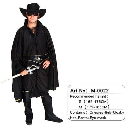 Adult Men's King Knight Suit Robe + Waist Cinching Cosplay / Stage Play / Photo Shoot / Martial Arts Themed Party