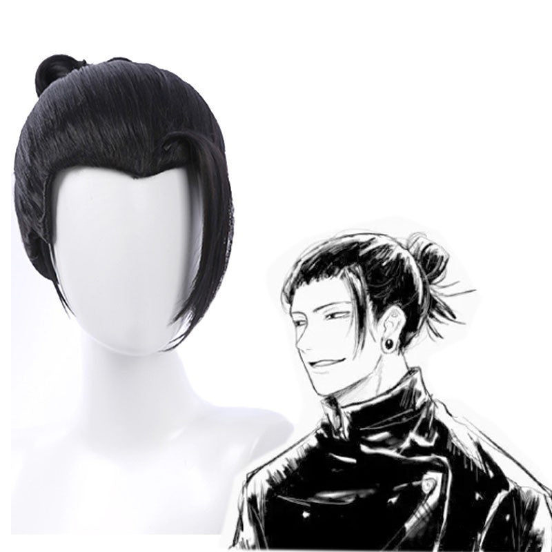 Anime Jujutsu Kaisen Geto Suguru Cosplay Costume Shirt Pants kimono Wig High School Uniform Full Set Adult Mens Party Clothes