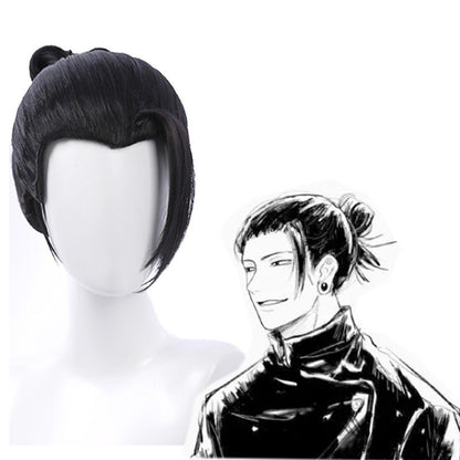 Anime Jujutsu Kaisen Geto Suguru Cosplay Costume Shirt Pants kimono Wig High School Uniform Full Set Adult Mens Party Clothes