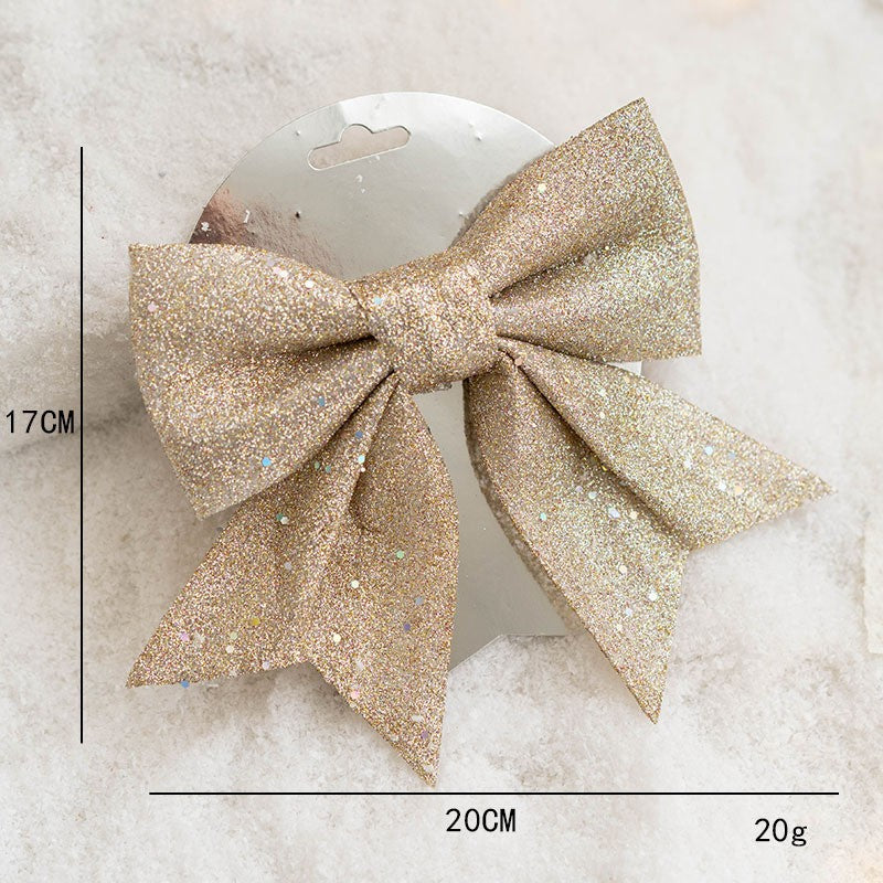 Christmas Ball Painted Ball Golden Silvery Champagne Glitter Stars Christmas Tree Hanging Window Decoration Small Gifts Toys