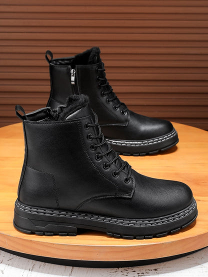 2025 new style, trendy, fashionable, cotton boots, warm, wear-resistant, comfortable, simple