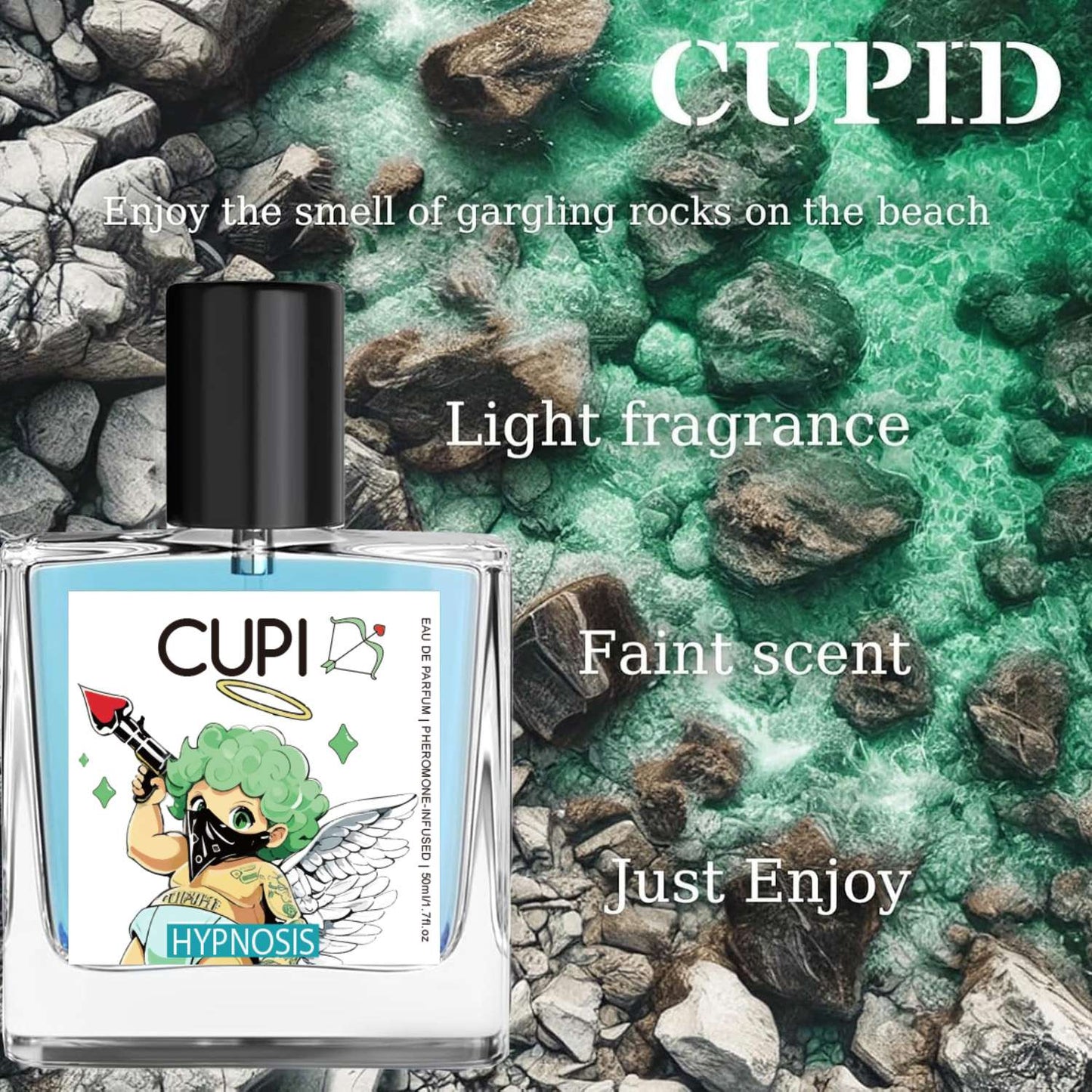 Cupid Hypnosis Perfume Original Eau de Parfum Infused Cologne for Men Long Lasting Pheromone Fragrance for Men 50ml