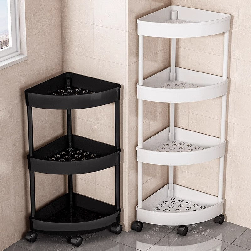 Carrinho de Armazenamento para Banheiro com Rodas, Rack de Armazenamento para Cozinha, Sala de Estar, Alta Capacidade de Carga, Acessórios para Casa