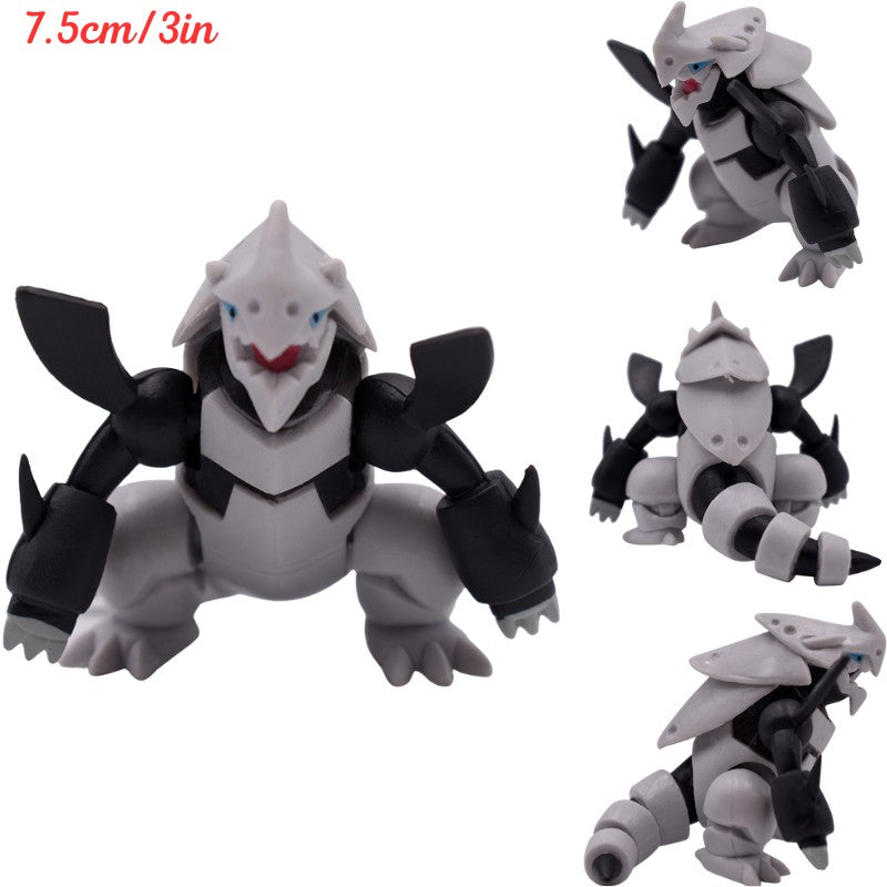 Pokemon Figure Toys Mega Charizard X Y Lugia Dialga Palkia Zekrom PVC Figurine Aggron Treecko Chespin Greninja Model Dolls Gifts