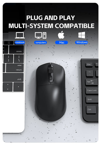 Warvank X8 Wireless Gaming Mouse 500 mAh TYPE-C Rechargeable Office Mouse Suitable for Laptop Desktop Computers