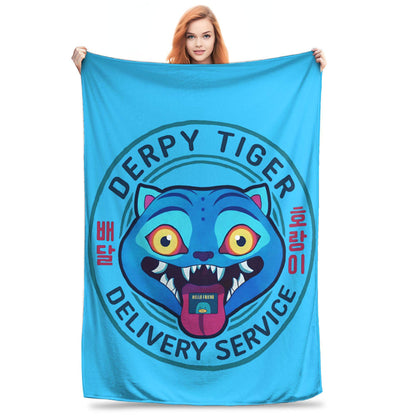 Huntrix Zoey Rumi Mira Blanket Cover Flannel KPop Demon Hunters Lightweight Throw Blankets for Outdoor Travel Bed Rug