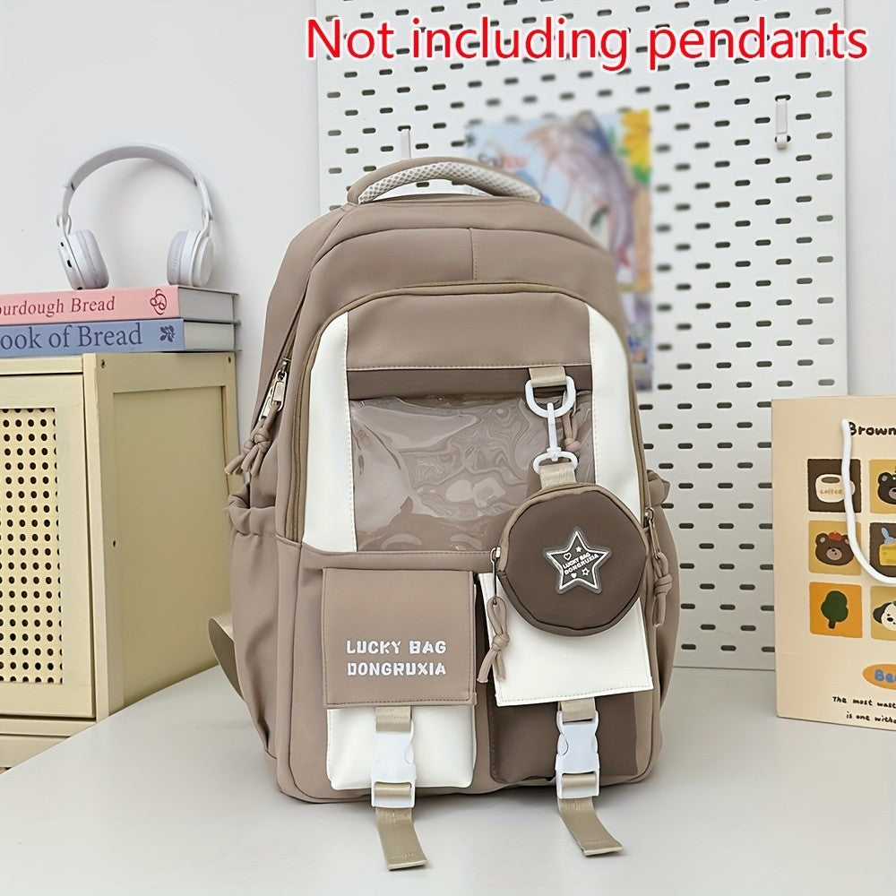 College Backpack for Middle School and High School Students, Versatile Large Capacity Backpack, Computer Backpack