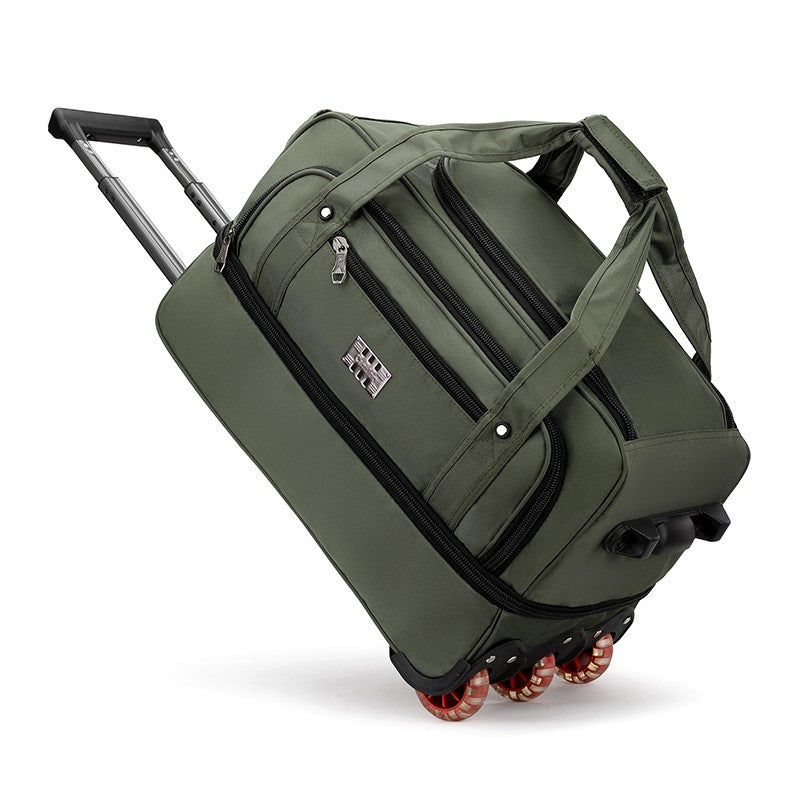 Multifunctional Trolley Travel Bag, Large-Capacity Men's and Women's Business Boarding Bag, Short-Distance Luggage Bag, Portable