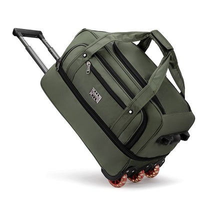 Multifunctional Trolley Travel Bag, Large-Capacity Men's and Women's Business Boarding Bag, Short-Distance Luggage Bag, Portable