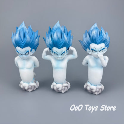 14,5cm/5,71in Boneco de Anime Dragon Ball Z Gotenks Fantasma Action Figures Pvc Estátua Notilucente Coleção Modelo Brinquedos Presentes