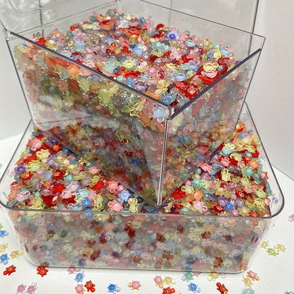 300Pcs Glow-In-The-Dark Ultra Mini Colorful Turtle Figurine - Glowing Tiny Turtle Toy, Cute Desk Decor