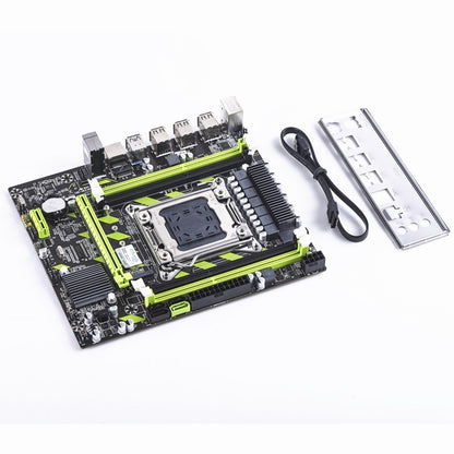 Placa-mãe ENVINDA X79 LGA 2011 USB2.0 SATA3 Suporta Memória REG ECC e Processador Xeon E5 4DDR3 PCI-E NVME M.2