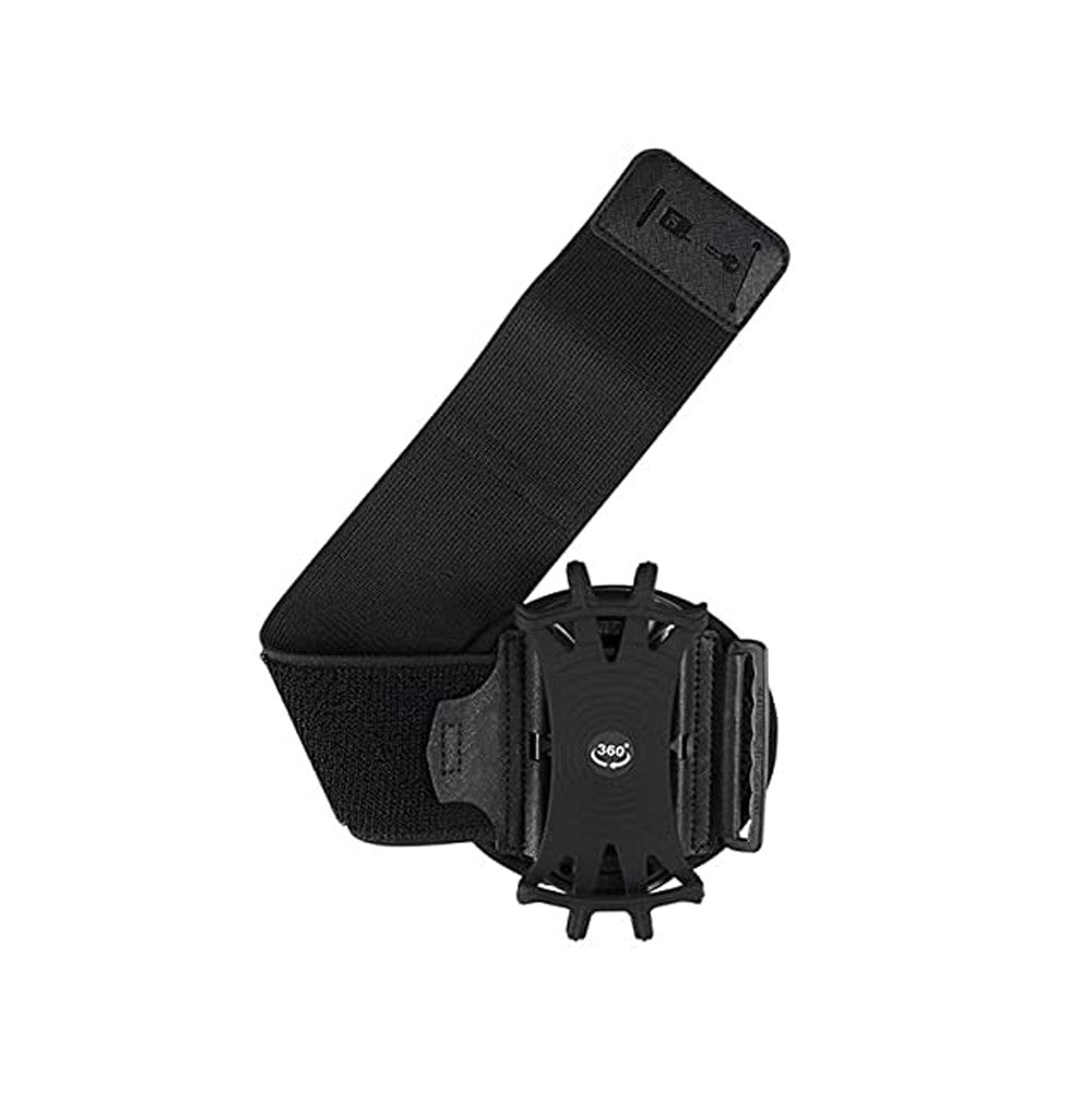 Running Wristband Phone Holder 360°Rotation Detachable Sports Armband with Key Holder for iPhone Samsung Xiaomi Huawei Phone