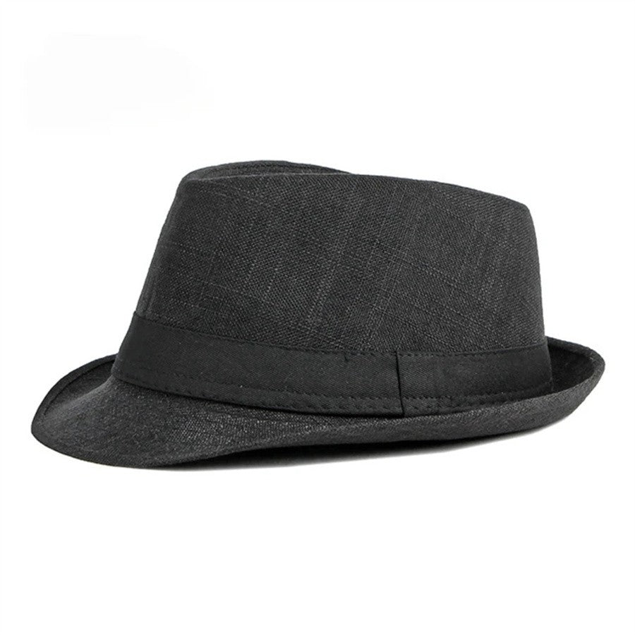 Chapéu de Lã para Casamento Primavera Verão para Homens de Meia-Idade, Casal, Moda Outono Inverno, Festa Xadrez, Design de Luxo, Chapéu Jazz Fedora para Mulheres