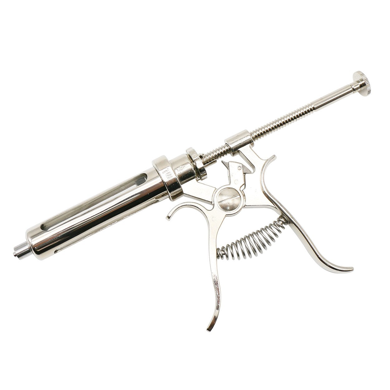 Veterinary Animal Continuous Injection Syringe Revolver 10/20/50ml Stainless Steel Automatic Vaccination Gun for Cow Pig Sheep