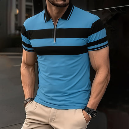 2025 Men's Summer Short Sleeve Polo Shirts Casual Breathable Comfortable Polo Shirt Print High Quality Male T-Shirt Dropshipping