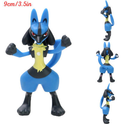 Pokemon Charizard Lucario Meowth Kyogre Mewtwo Bonecos de Ação Blastoise Leafeon Flareon Solgaleo PVC Bonecos Colecionáveis Presente