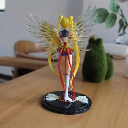 Japão Anime 16,5cm Sailor Moon Vestido Rainha Action Figure PVC Vestido de Noiva Modelo de Coleção Brinquedos para Decoração Boneca de Desenho Animado Presente
