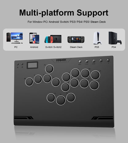 Haute42-COSMOX M Ultra Mgen 2 Controle Leverless Para Ps4 Ps5 Steam Switch PC Hitbox Joystick Arcade Teclado de Jogo de Luta