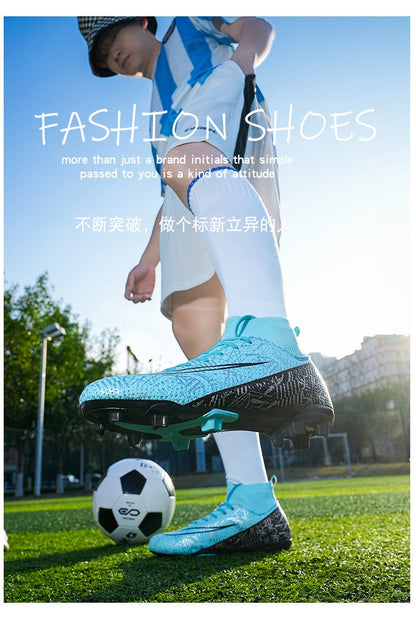 Superfly FG Football Boots Outdoor Soccer Cleats Shoes Soft Sport Professional Shoes Breathable Comfortable Boots Plus Size