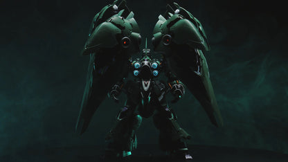 NOVA 1/100 AXIS MODEL WORKS Kshatriya Osirisaerial Dominator Action Figure Lâmpada Luminosa Montada Gk Figure Modelo Colecionável