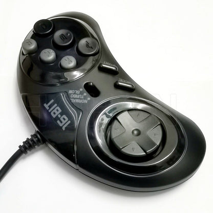 Universal Handle Game Controller Classic Wired 6 Buttons For SEGA Console PC MAC Mega Drive Gaming Accessories Remote Control