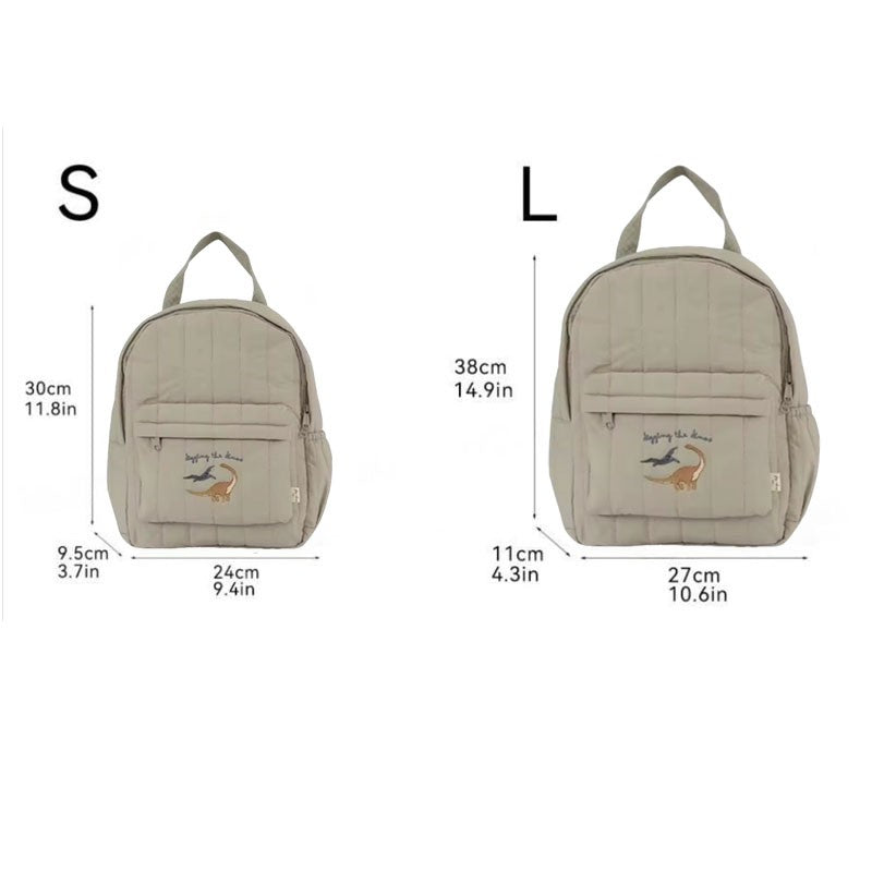 Mochila Infantil de Desenho Animado com Novo Design 2025, Padrão de Bordado de Animais, Mochila Escolar para Meninos, Meninas, Crianças Pequenas, Pré-Escola e Creche